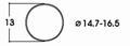 Кольцо фрикционное 10шт для колес ROCO (40071)